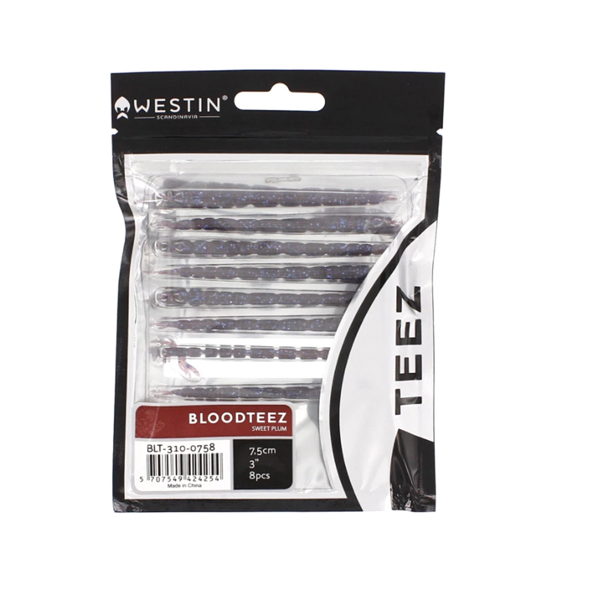 Westin BloodTeez Worm 5,5 Cm - Afbeelding 3